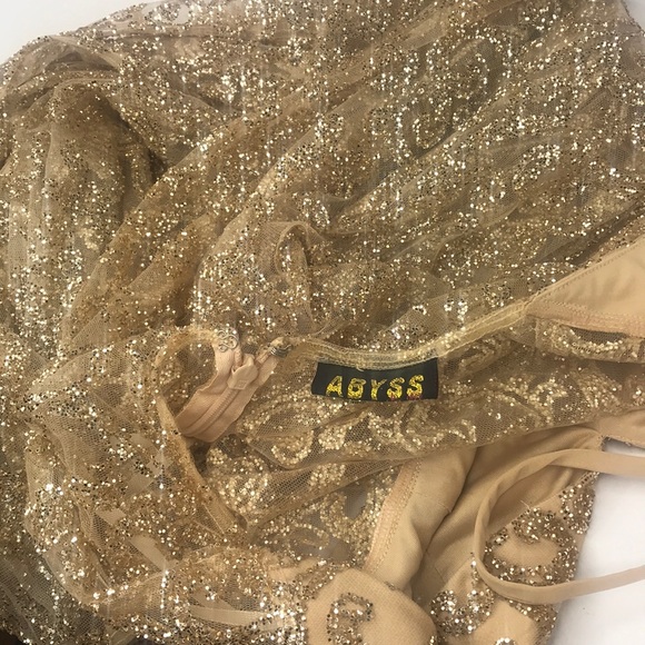 ❤️Amazing sexy gold lace evening dress❤️ - Picture 5 of 5